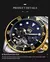 Skrox luxo réplica submarina tourbillon automático homem relógio de aço inoxidável mecânico à prova dwaterproof água campo militar relógio masculino - comprar online