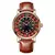 Lige criativo exclusivo dial design quartzo homem relógio pulseira de couro moda luxo à prova dwaterproof água luminosa roleta jogo relógios para homem na internet