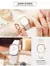 WWOOR-Relógio de quartzo de couro impermeável feminino, marca superior, pulseira de moda, relógio de luxo feminino, 2024 - loja online
