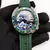 Relógio automático masculino movimento japonês, relógio mecânico de luxo, mostrador luminoso forte Abalone, moldura de cerâmica NH35 43mm na internet