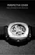 Skrox quadrado elegante esqueleto movimento automático homem relógio de pulso mecânico marca original luxo relógio reloj hombre - loja online