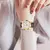 LIGE Mulheres Relógio Moda Couro Militar Esporte Relógios À Prova D 'Água Para As Mulheres Top Marca de Luxo Pulseira Feminina Relógio Reloj Mujer - loja online