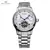 gaivota relógio mecânico automático masculino multifuncional dial calendário safira banda de aço relógio de pulso masculino reloj hombre m162