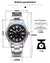 Relógio mecânico automático masculino ADDIESDIVE, vidro de safira, relógios luminosos analógicos, impermeável, luxuoso, NH35A, 200m, AD2048 - Turinshop virtual