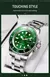 Marcas de luxo SKROX Réplica Submariner Relógio de Mergulho Vidro Safira Todo em Aço Inoxidável 2813 Movimento Automático Relógios de Pulso Masculino