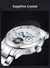 gaivota relógio mecânico automático masculino multifuncional dial calendário safira banda de aço relógio de pulso masculino reloj hombre m162