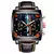 Relógio de pulso automático à prova d'água masculino, Design de luxo, Turbilhão, Quadrado Clássico, Pulseira de couro, Relógio mecânico - loja online