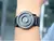 DANIEL GORMAN-Relógio Quartz para Homens, Preto, Verde, Magnetic Driven, Relógio de pulso impermeável, Stainless Steel Band, Beads Pointers, 0118 - loja online