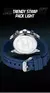 NAVIFORCE-homens impermeáveis relógios de pulso de quartzo, relógio luminoso, cronógrafo esportivo , NF8038 - Turinshop virtual