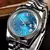 Imagem do Sapphire Case Relógio Automático Masculino, Pulseira de aço inoxidável, Custom Fashion, NH35, 39 mm