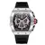 Marca de luxo tonneau relógio para homem clássico aço inoxidável cronógrafo relógios quartzo moda esporte à prova dwaterproof água reloj hombre presente