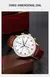 Skmei-relógio de pulso masculino 9301, marca top, luxo, pulseira de couro genuíno, impermeável, data, cronômetro, quartzo, para homens - loja online