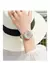 Dom-relógio de quartzo feminino, quadrado, moda, marca, casual, ouro rosa, couro, cinto de malha, impermeável, presente de lembrança, 1265 - Turinshop virtual