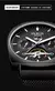 Skrox quadrado tourbillon movimento automático homem relógio mecânico masculino relógios de pulso marca original high-end luxo relógio reloj - loja online