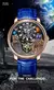 Pindu astronauta dial masculino luxo e moda personalizado totalmente automático mecânico serpentina turbilhão relógio à prova dwaterproof água na internet
