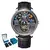 Imagem do Pindu astronauta dial masculino luxo e moda personalizado totalmente automático mecânico serpentina turbilhão relógio à prova dwaterproof água