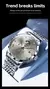 OLEVS-Relógio Quartz Impermeável Masculino, Relógios de Moda Empresarial, Cronógrafo Original, Dial Cinza, Fase da Lua, Data, Top Brand - comprar online