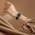 BERNY-Ultra-fino Mesh Dial relógio de pulso para mulheres, impermeável, confortável, simples, versátil, senhoras relógio na internet