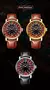 Lige criativo exclusivo dial design quartzo homem relógio pulseira de couro moda luxo à prova dwaterproof água luminosa roleta jogo relógios para homem - Turinshop virtual
