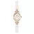 Relógio quartzo branco pérola para mulheres, relógio de pulso feminino, relógios elegantes, presente para senhoras, pulseira da moda na internet