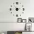 Mute Relógio De Parede Adesivos, Gravação A Laser, Instalação Simples, Home - Turinshop virtual