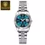 POEDAGAR-Relógio Elegante de Luxo Feminino, Impermeável, Luminoso, Encontro, aço inoxidável ,quartzo ,feminino - loja online