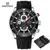 NAVIFORCE-homens impermeáveis relógios de pulso de quartzo, relógio luminoso, cronógrafo esportivo , NF8038 - loja online