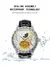 Novo original ouro tigre moda clássicos diamante homem relógio fase da lua tourbillon esqueleto mecânico automático relógio masculino de luxo - loja online