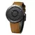 Dom 1753 nova moda masculina relógio de quartzo design criativo bola magnética à prova dwaterproof água mostrador ouro pulseira couro casual relógio masculino presente na internet