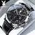 PLAYBOY-Relógio Quartzo Masculino com Pulseira de Couro, Marca Top, Alta Qualidade ,Casual, Impermeável ,luxo ,Fashion