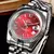 Sapphire Case Relógio Automático Masculino, Pulseira de aço inoxidável, Custom Fashion, NH35, 39 mm