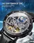 Skrox gmt fase da lua movimento automático relógio mecânico à prova dwaterproof água homem relógios de pulso original high-end luxo masculino aaa relógio na internet