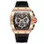 Marca de luxo tonneau relógio para homem clássico aço inoxidável cronógrafo relógios quartzo moda esporte à prova dwaterproof água reloj hombre presente na internet