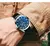 Skrox original esportes homem relógio de couro safira azul dial luminoso movimento automático relógio mecânico à prova dwaterproof água relógios pulso - Turinshop virtual