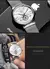 Skrox elegante fino movimento automático homem relógio mecânico à prova dwaterproof água masculino relógios de pulso original high-end luxo relógio