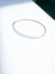 Bracelete Liso oval - Prata 925