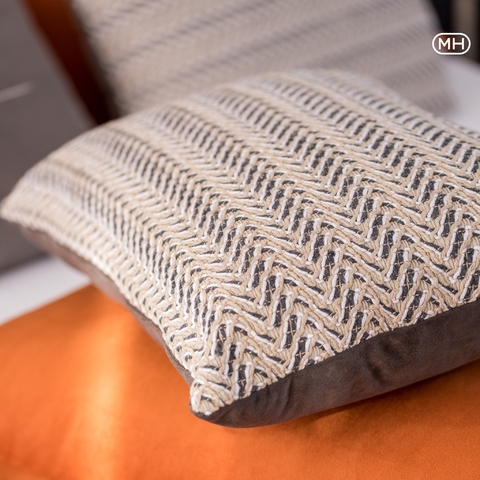 Almofada Trés Moss Home 100% Cambraia de Linho com Aba 70x40 cm