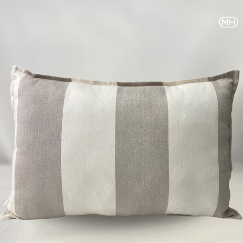 Almofada Fendi Duo Moss Home 60x40 cm – Elegância e Textura em Linho