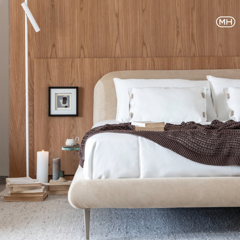 Sofisticação Natural: Bed Set Nuance Moss Home - 3 Peças em Linho Queen - comprar online