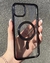 Funda Iphone Metalizada Negra