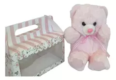 Osa peluche rosa
