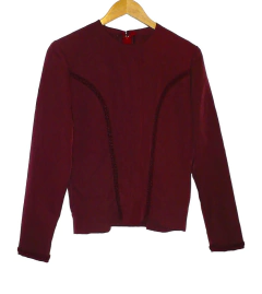 Blusa antigua gruesita pasamanería