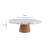 Pie de torta giratorio de marmol - comprar online