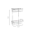Estante Varillas Pared Acero Inox. x2 en internet