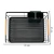 RM Escurreplatos Simple Negro/Madera - comprar online