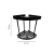 Esquinero Pared Negro Acero Inox. x2 - comprar online