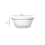 Ensaladera de vidrio 23 cm - comprar online