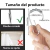 Ganchos p/Cortina Acero Plata en internet