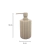 Dispenser de baño "Mich" de resina color arena - comprar online