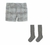 Tutto Piccolo-Conjunto bermudas + calcetines Óleo - gris